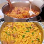 Fiz Esse Macarrão Cremoso Em Uma Panela Só E A Família Toda Adorou