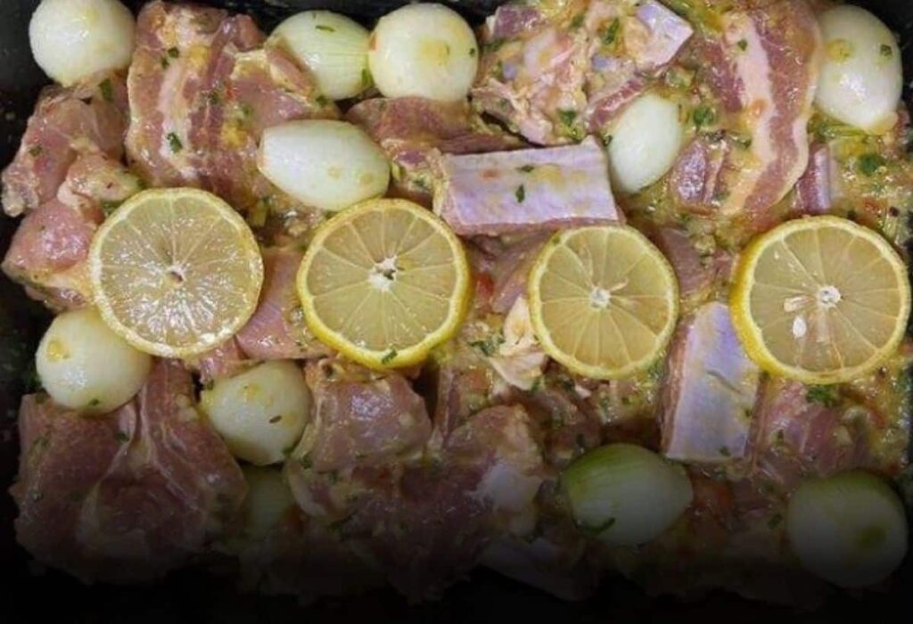 Costelinha de porco no forno