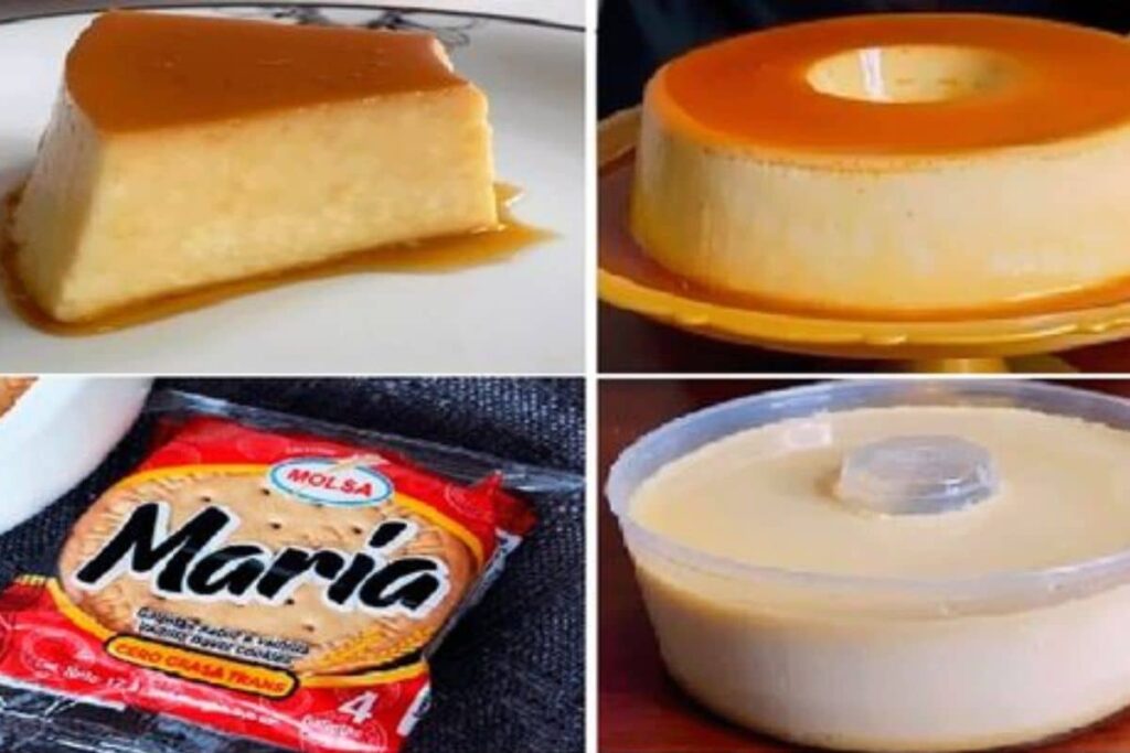 Receitinha de Pudim de Bolacha Maria Cremoso e Irresistível