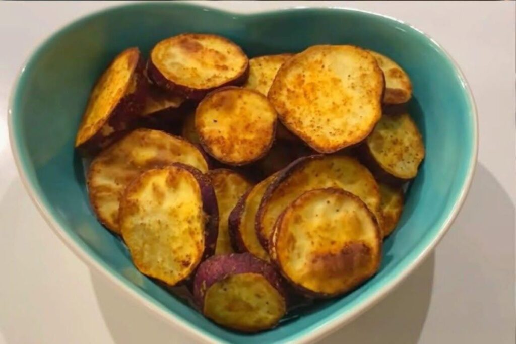 Batata Doce na Airfryer: crocante por fora, macia por dentro