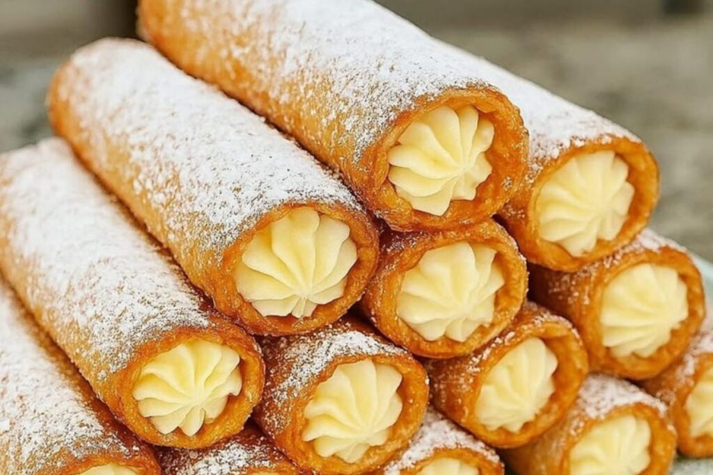 Cannoli com Massa de Pastel: A Doce Tentação que Vai Conquistar Seu Coração