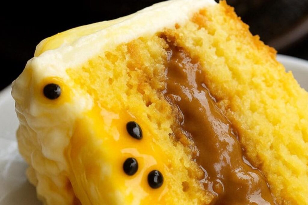 Bolo de Maracujá com Doce de Leite: A Tentação Que Você Vai Querer Fazer Hoje!