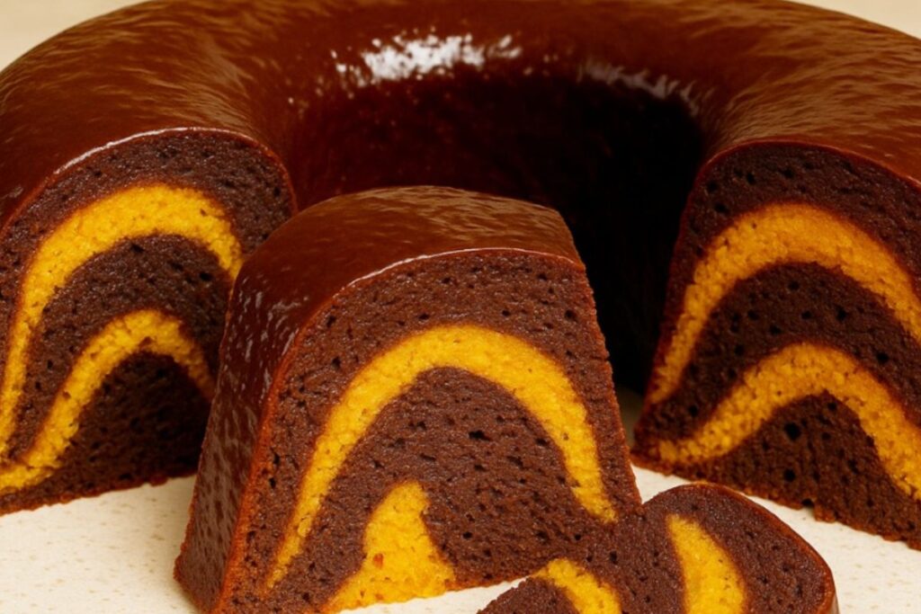 Bolo de Cenoura Mesclado: Uma Delícia que Une Tradição e Sabor