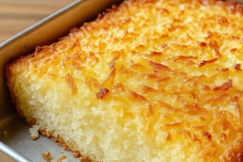 Bolo de Aipim com Coco no Liquidificador: sabor, praticidade e nostalgia no mesmo prato