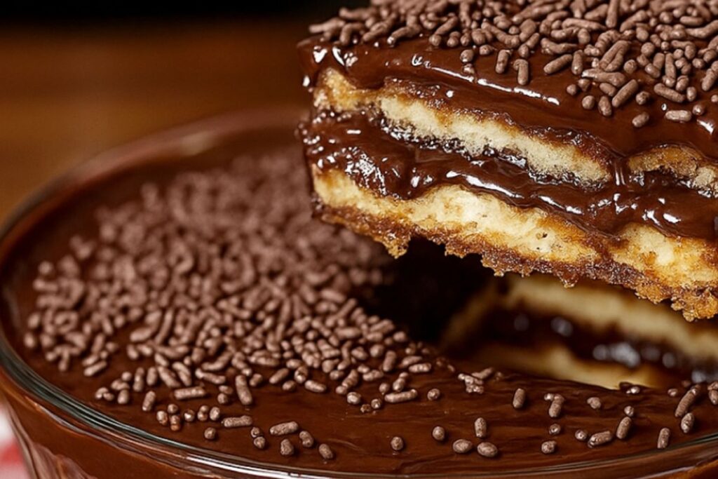 Receita Espetacular de Cremosinho de Brigadeiro