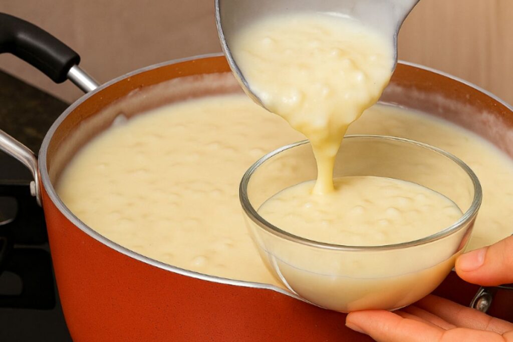 Canjica com Chocolate Branco: uma sobremesa irresistível para adoçar seu dia!