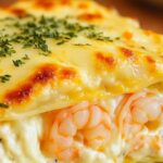 Lasanha de Camarão com Molho Branco e Queijo: Um Clássico Sofisticado e Irresistível!
