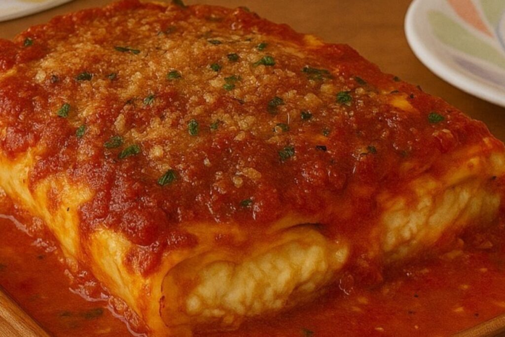 Receita de Canelone Recheado com Presunto e Queijo: Praticidade e Sabor em Cada Garfada!