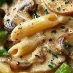 Penne Cremoso de Frango com Cogumelos e Espargos: Uma Receita Irresistível para Todas as Ocasiões!