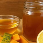 Xarope de Casca de Mamão com Canela e Limão: um elixir saboroso e funcional!