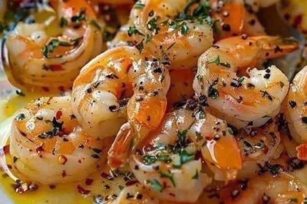 Camarão Dourado ao Alho e Limão Siciliano