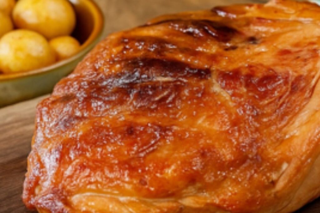 Pernil Assado na Cebola: maciez, sabor e simplicidade em cada fatia!