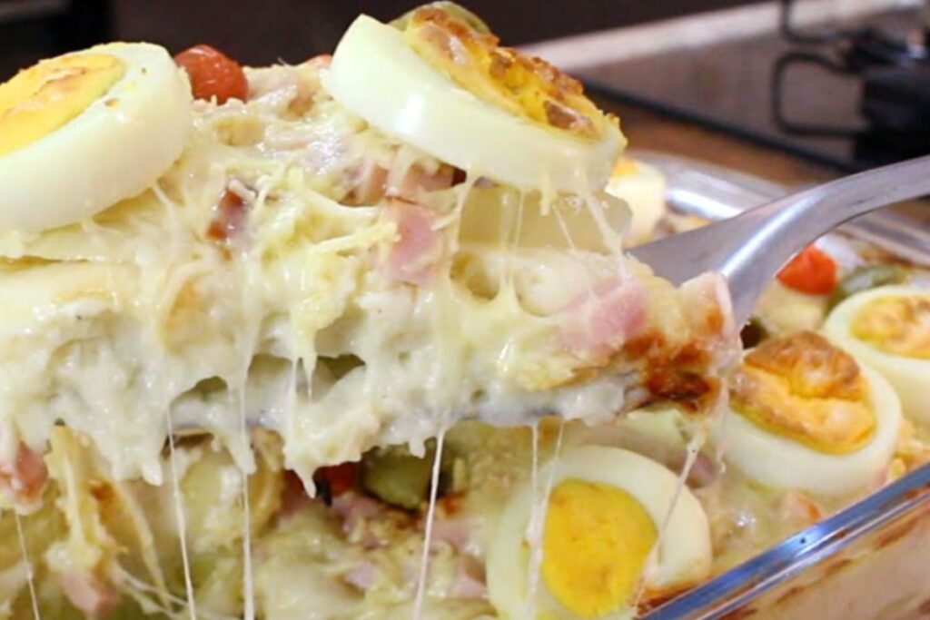 Batata à Portuguesa: Um Clássico Cremoso, Colorido e Cheio de Sabor