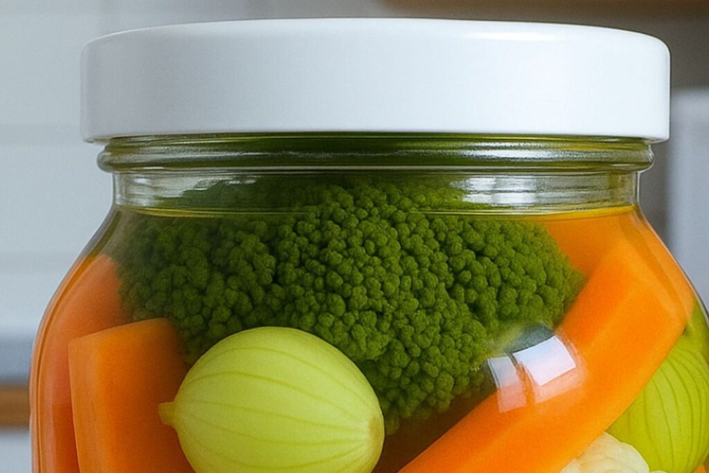 Conserva de Legumes Caseira: A Receita Colorida Que Transforma Qualquer Refeição