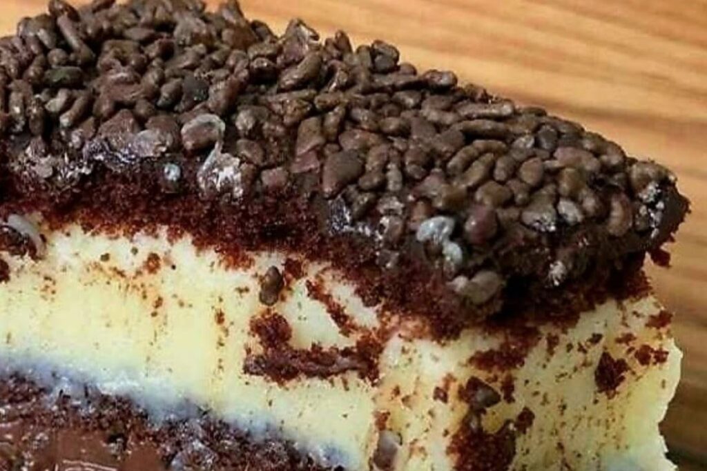 Bolo de Brigadeiro Branco e Preto: A Tentação em Forma de Camadas!