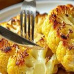 Couve-flor Assada com Queijo Dourado: Crocância e Sabor no Forno