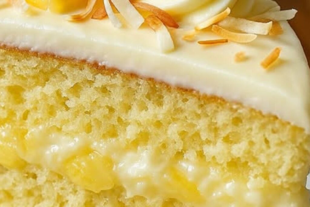 Bolo Sonho de Abacaxi e Coco: Uma Tentação Tropical que Derrete na Boca
