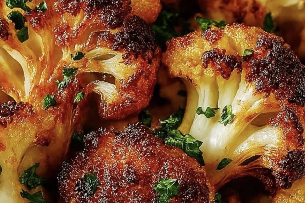 Couve-Flor Assada Crocante com Alho e Parmesão: Um Legume com Alma de Petisco