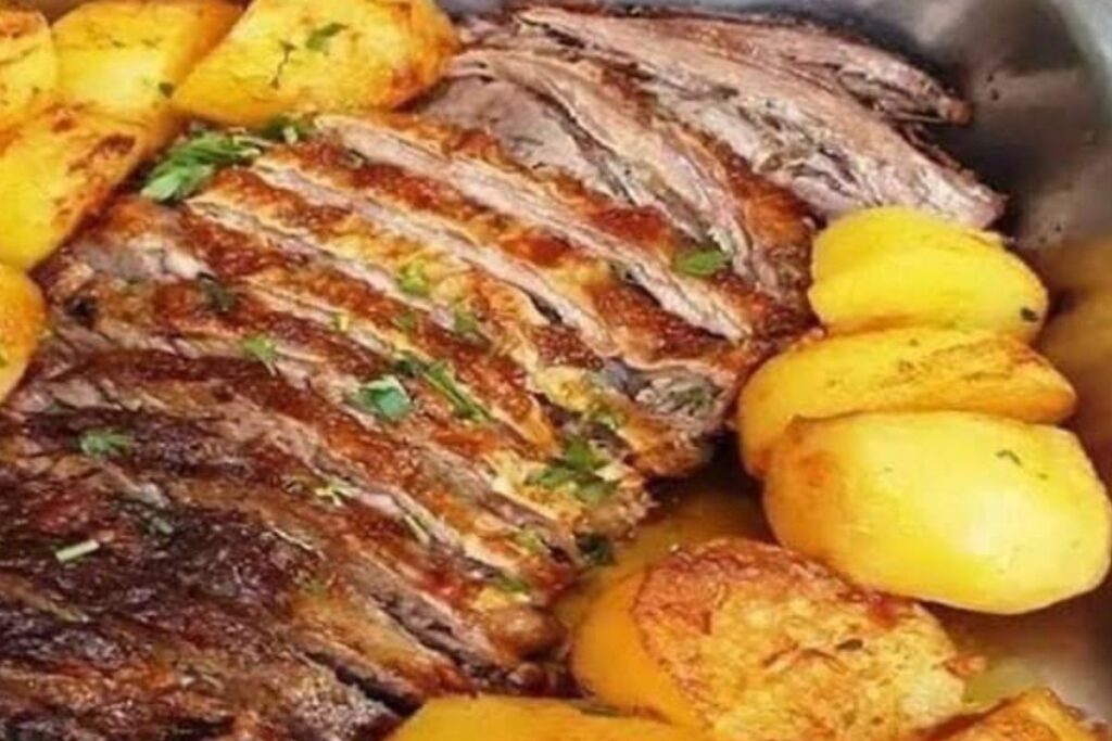 Cupim assado no forno que desmancha na boca