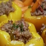 Pimentão Recheado com Carne Moída: sabor, cor e praticidade no seu prato!