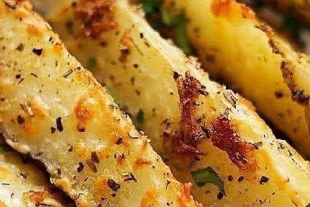 Batatas Assadas com Alho, Ervas e Parmesão: Crocantes, Saborosas e Impossíveis de Resistir
