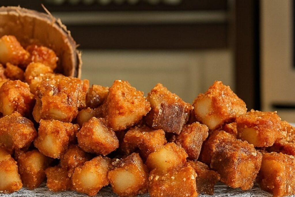 Coquinho Caramelizado Crocante: O Doce que Encanta Qualquer Reunião