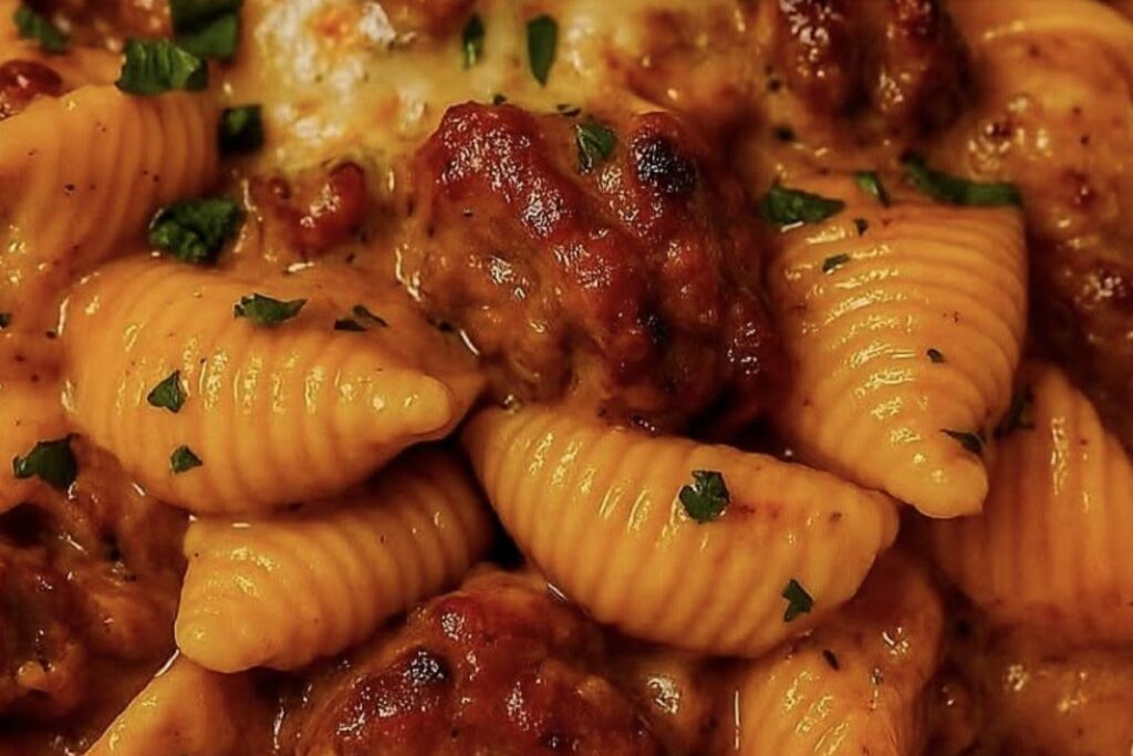 Macarrão Conchinha Cremoso com Carne: Uma Receita que Encanta no Sabor e na Praticidade