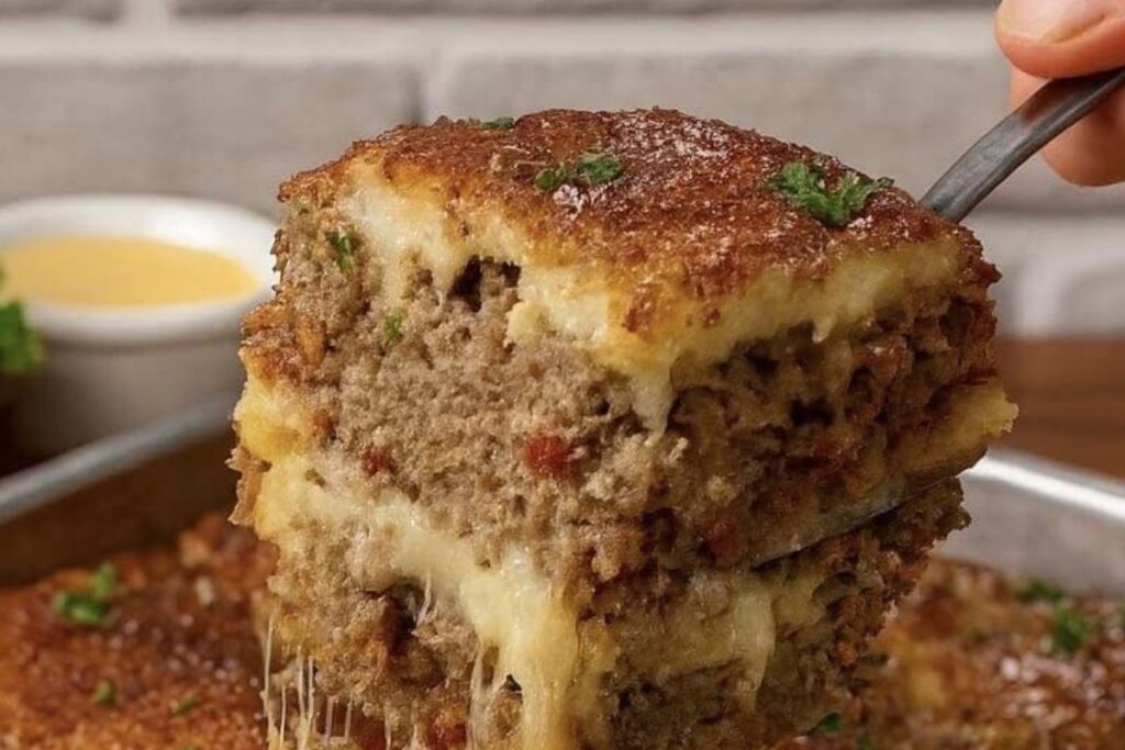 Kibe de Forno Recheado com Queijo do Tio Mauro